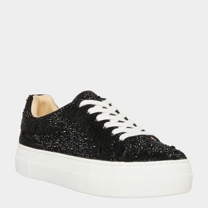 Besty Johnson SIDNY Black platform sneakers
